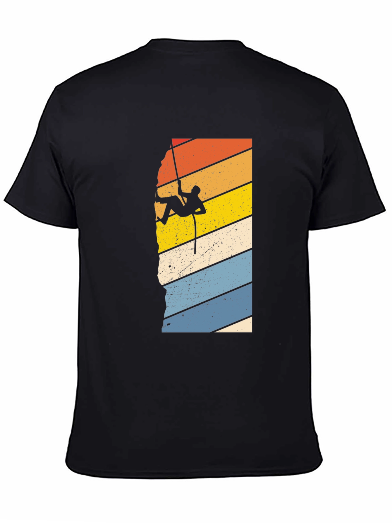 Retro Rock Climbing Graphic T-Shirt