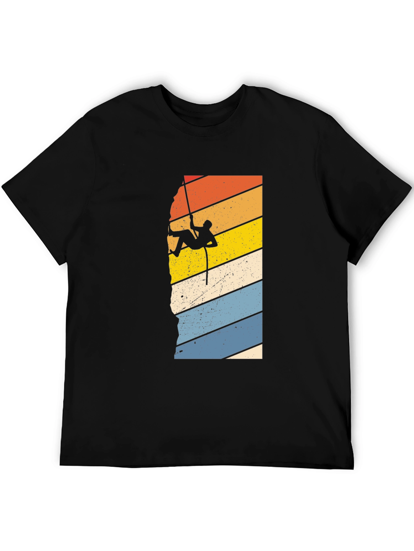Retro Rock Climbing Graphic T-Shirt