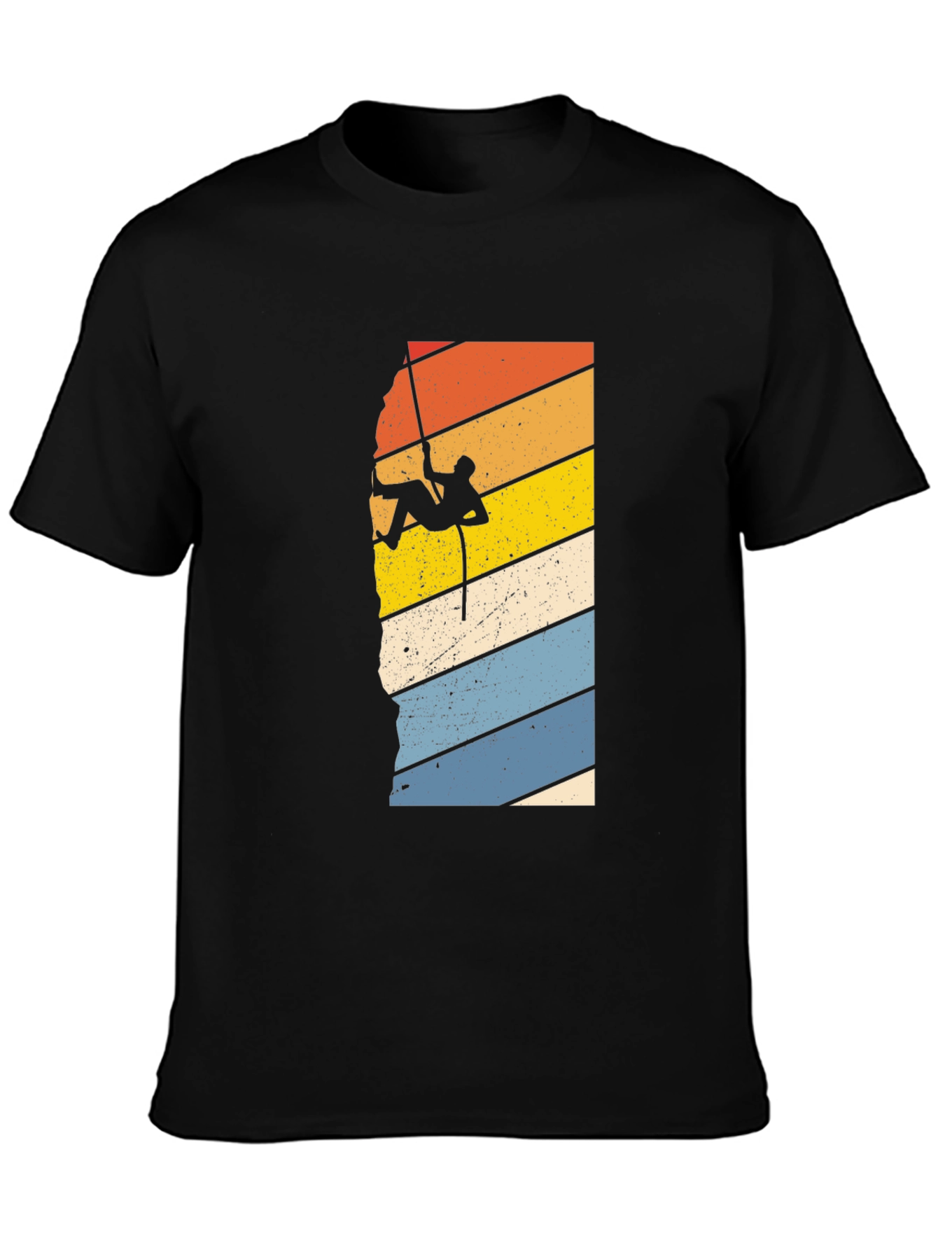 Retro Rock Climbing Graphic T-Shirt