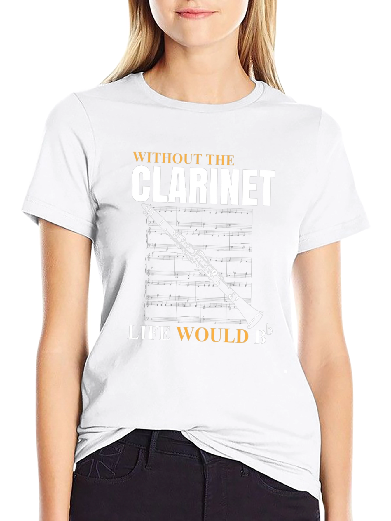 Clarinet T-Shirt: Music Lover Gift