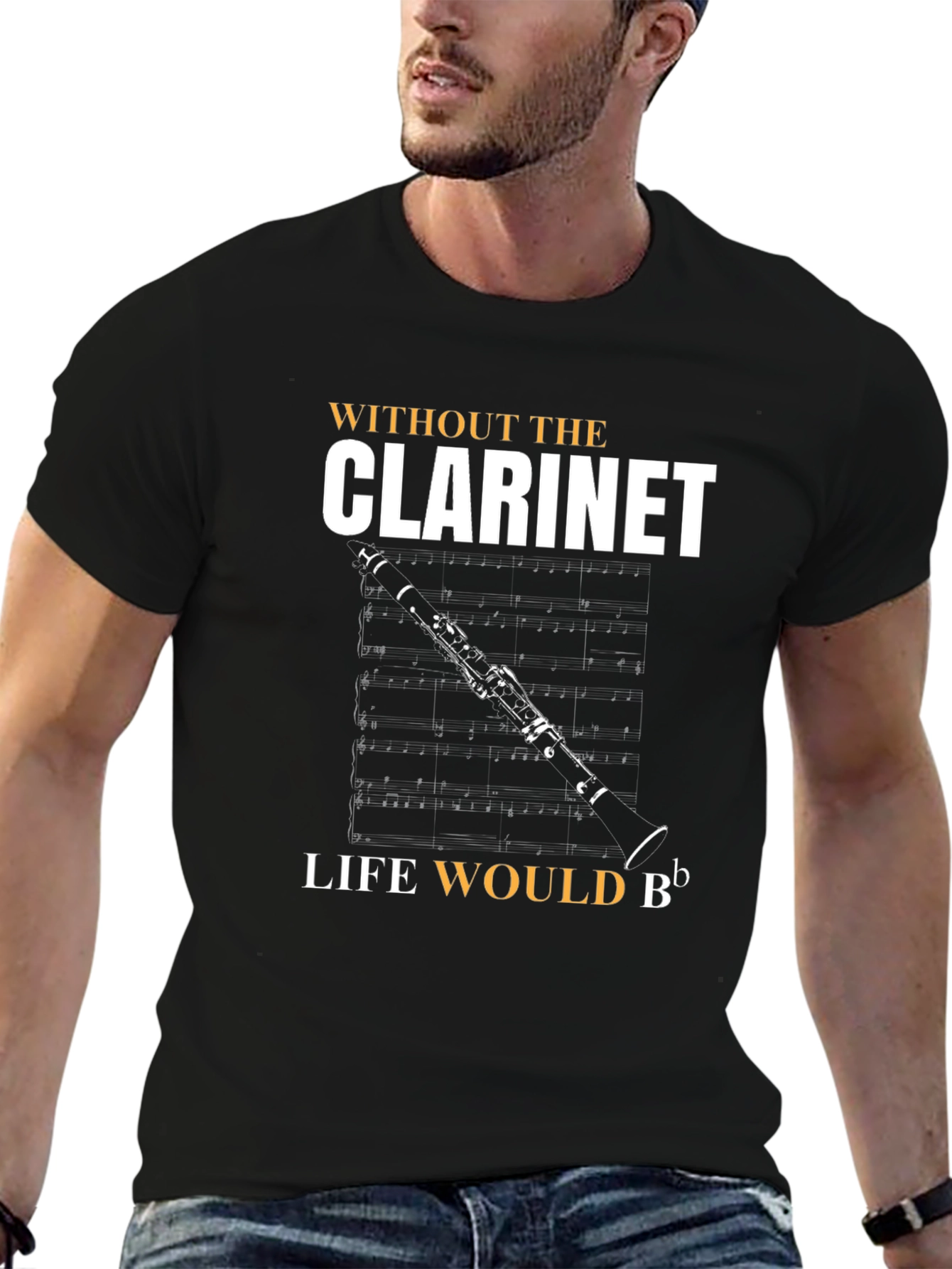 Clarinet T-Shirt: Music Lover Gift