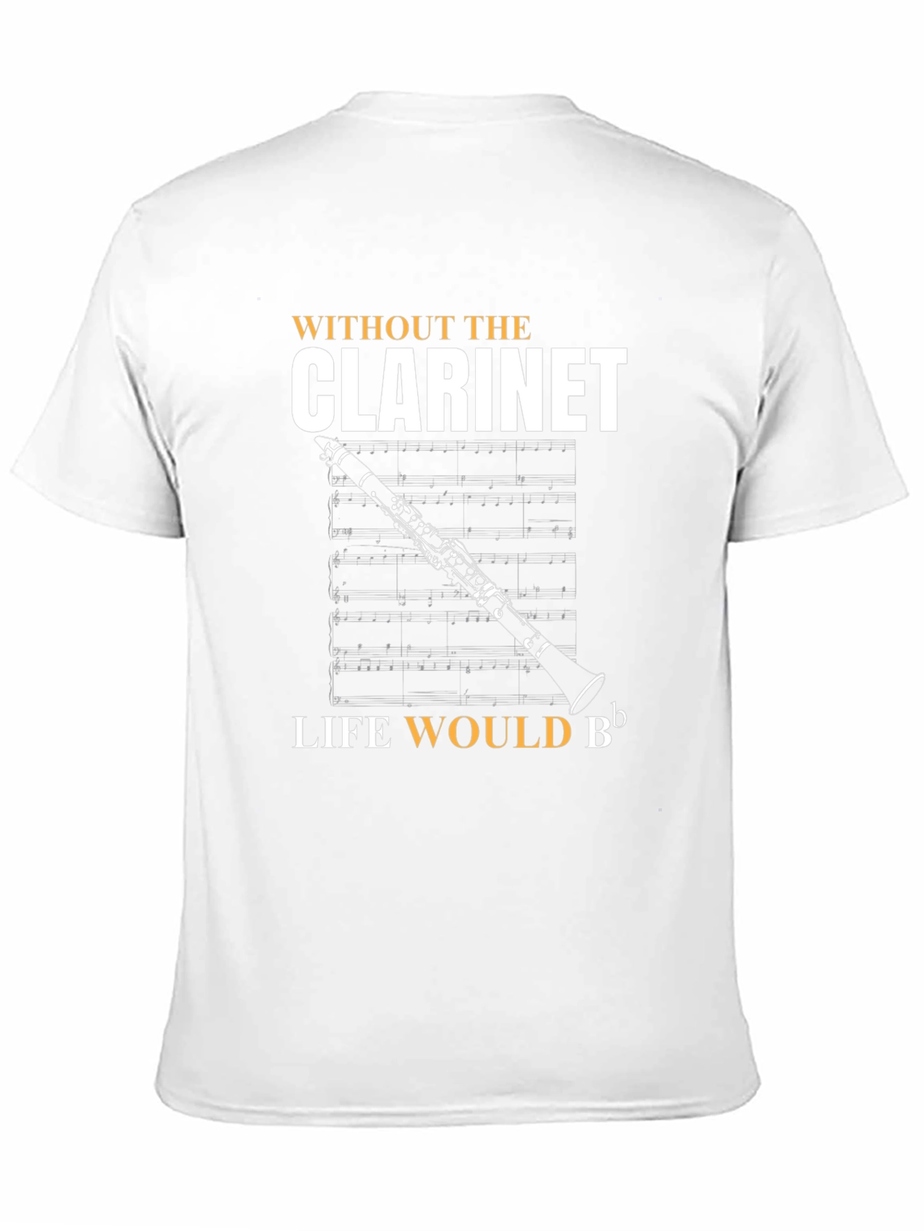 Clarinet T-Shirt: Music Lover Gift