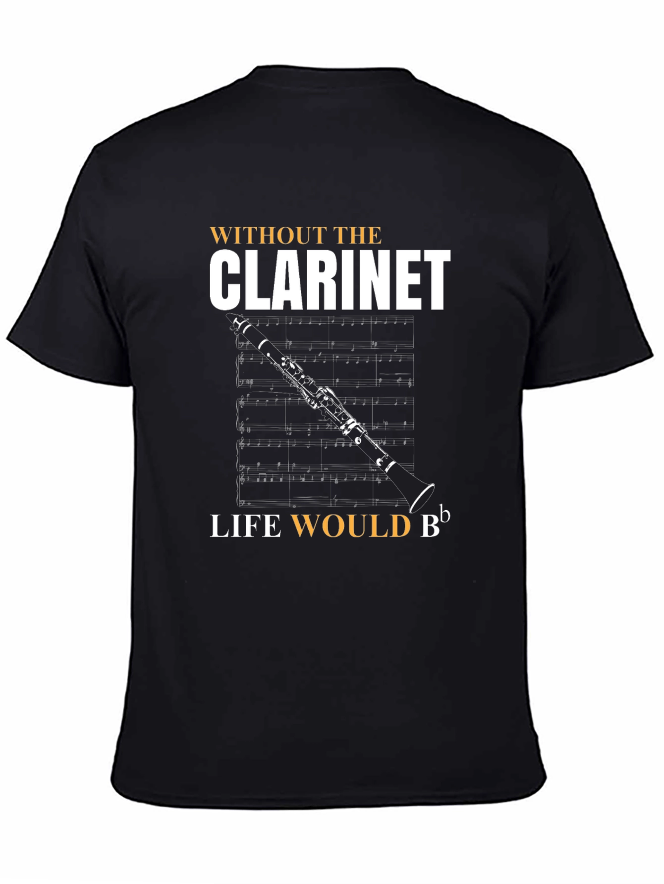 Clarinet T-Shirt: Music Lover Gift
