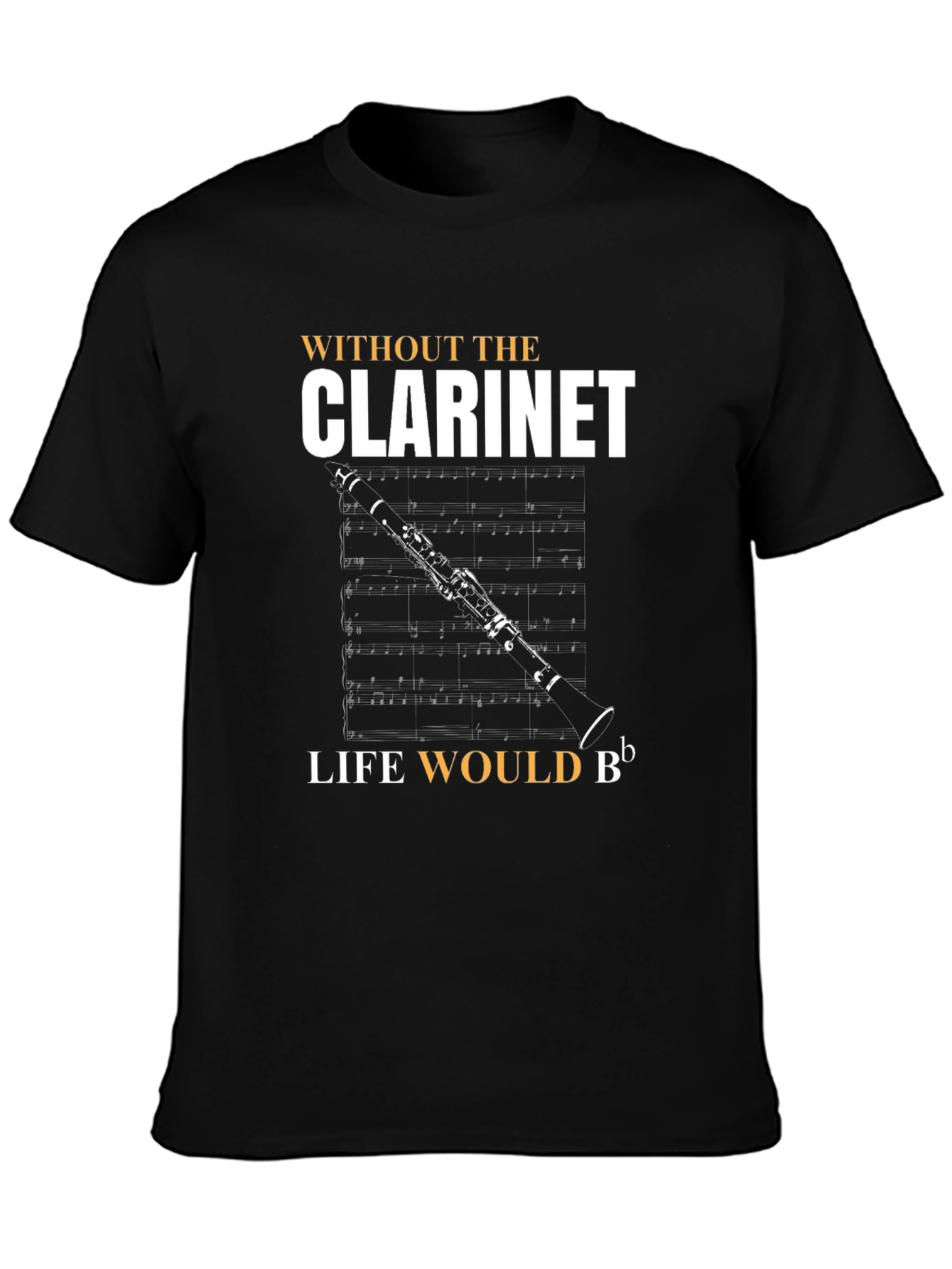 Clarinet T-Shirt: Music Lover Gift