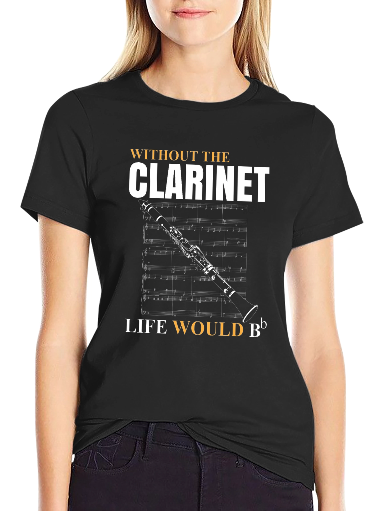 Clarinet T-Shirt: Music Lover Gift