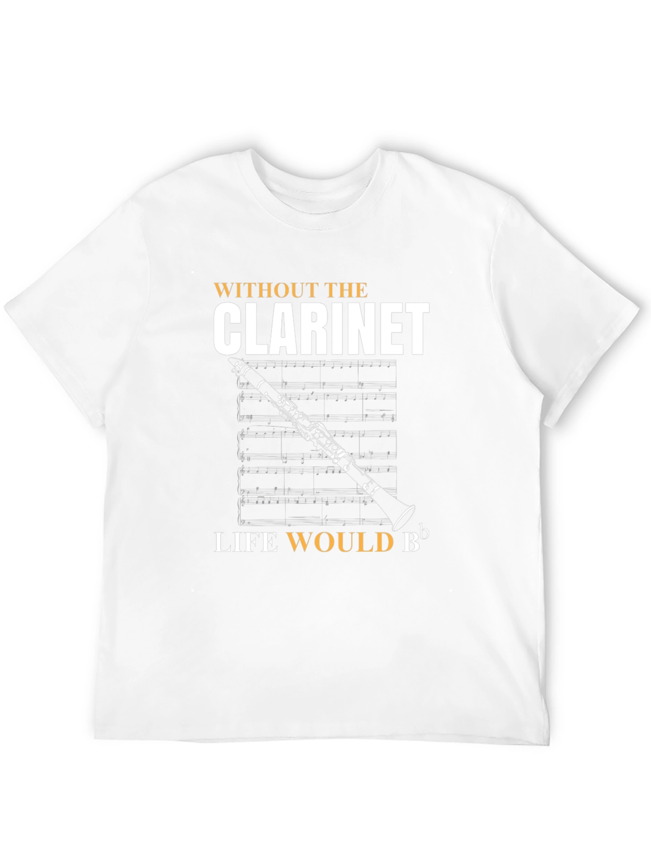 Clarinet T-Shirt: Music Lover Gift
