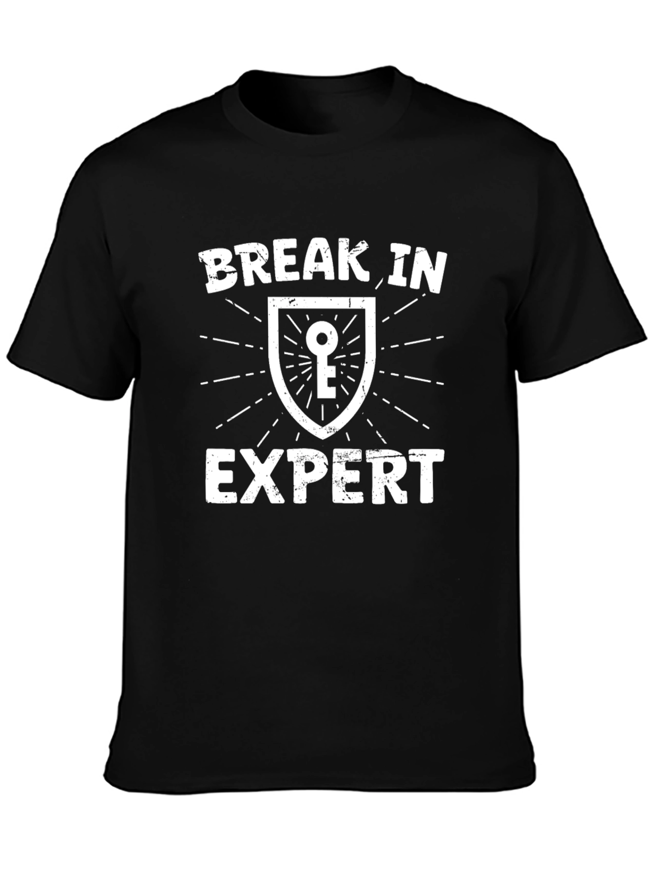 Break-In Expert Graphic Tee - Locksmith Humor T-Shirt