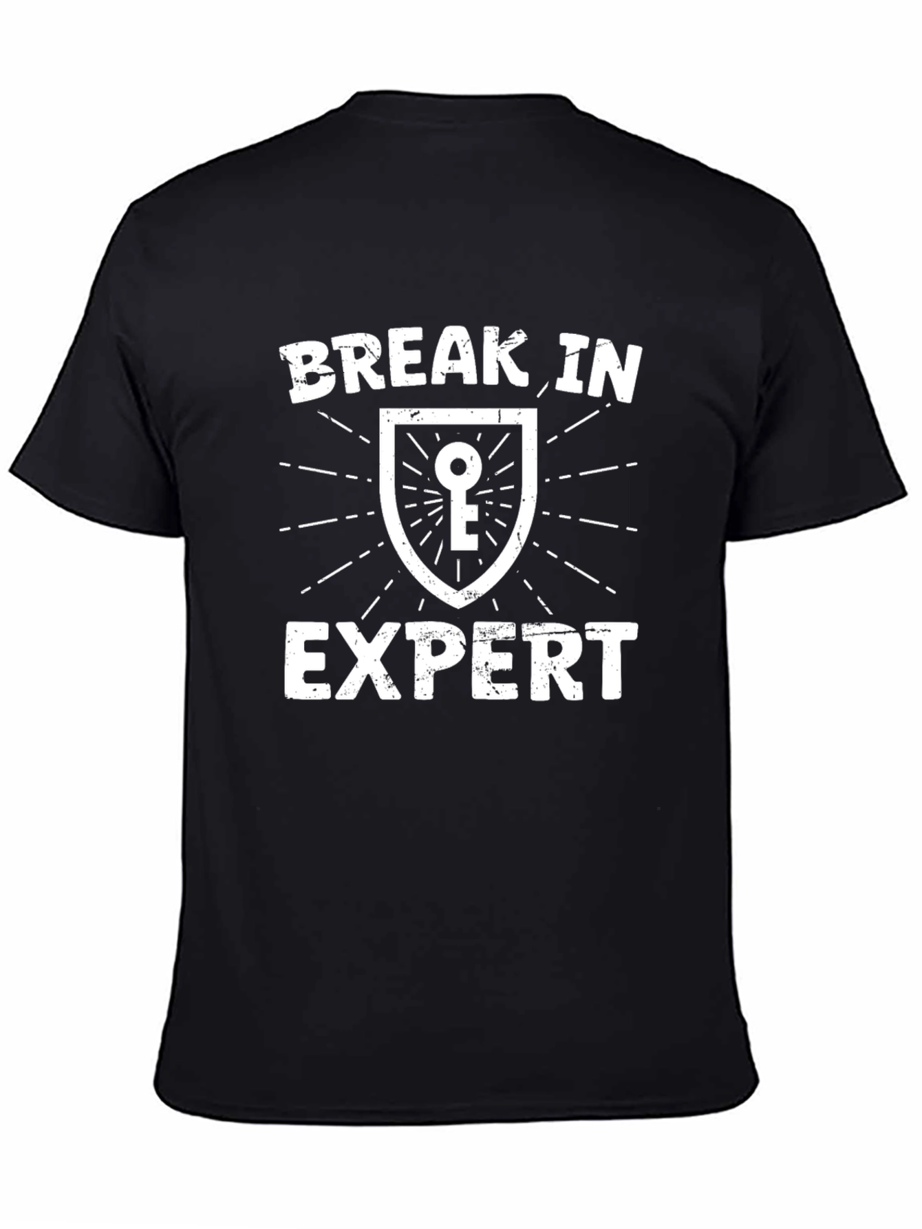 Break-In Expert Graphic Tee - Locksmith Humor T-Shirt