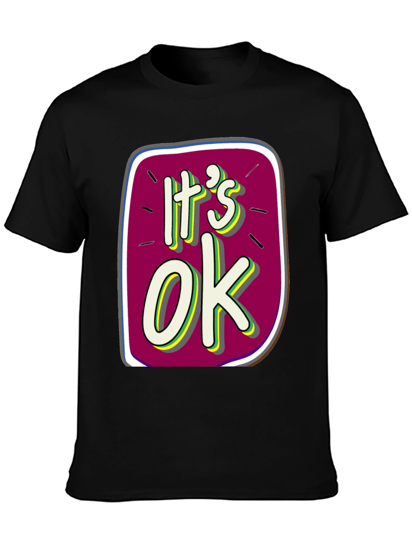 Its OK Graphic Tee - Trendy Comfort