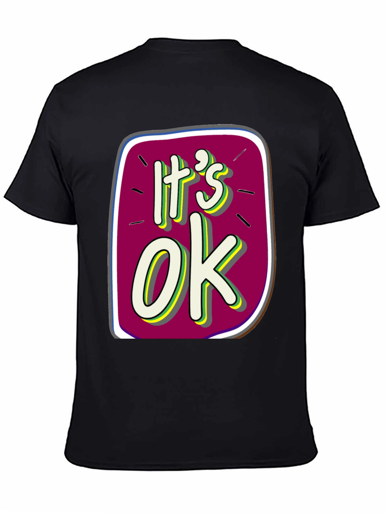 Its OK Graphic Tee - Trendy Comfort