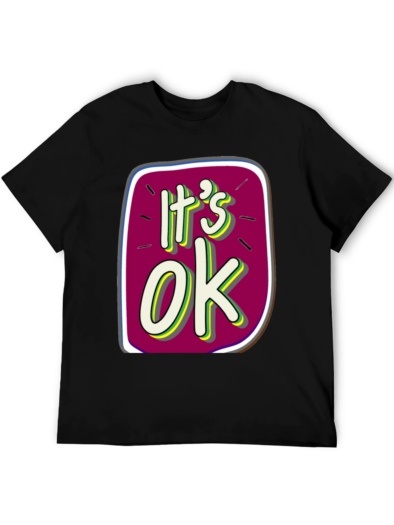 Its OK Graphic Tee - Trendy Comfort