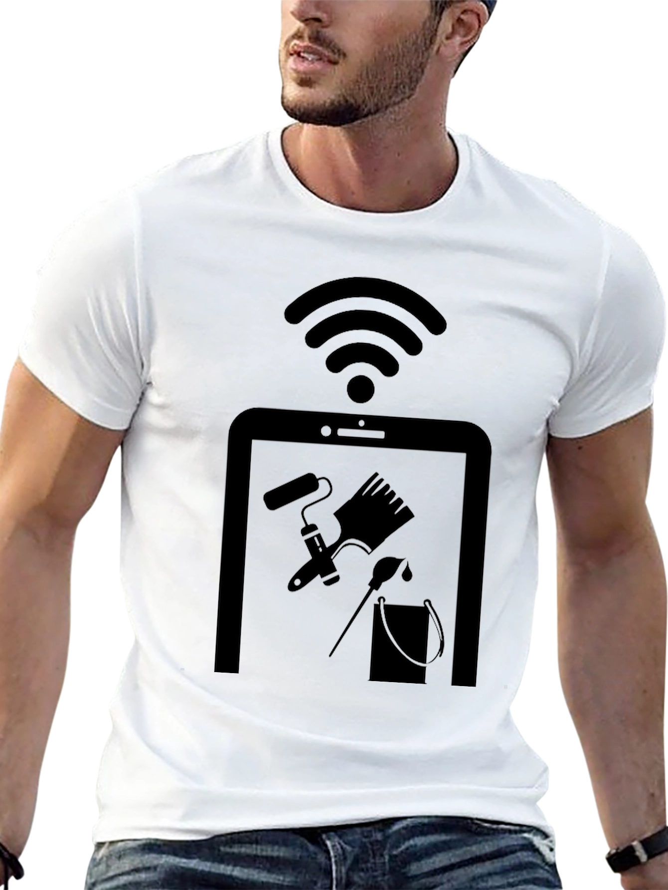 Painter App T-Shirt - Modern DIY Design
