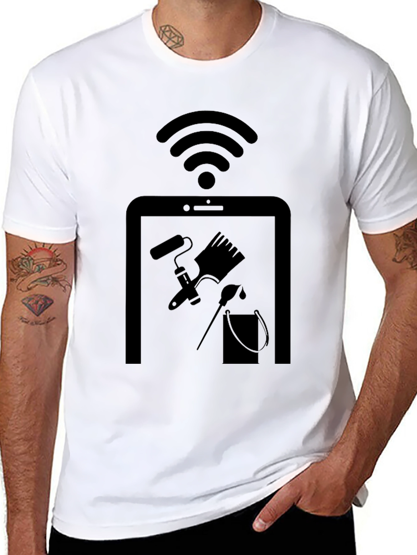 Painter App T-Shirt - Modern DIY Design