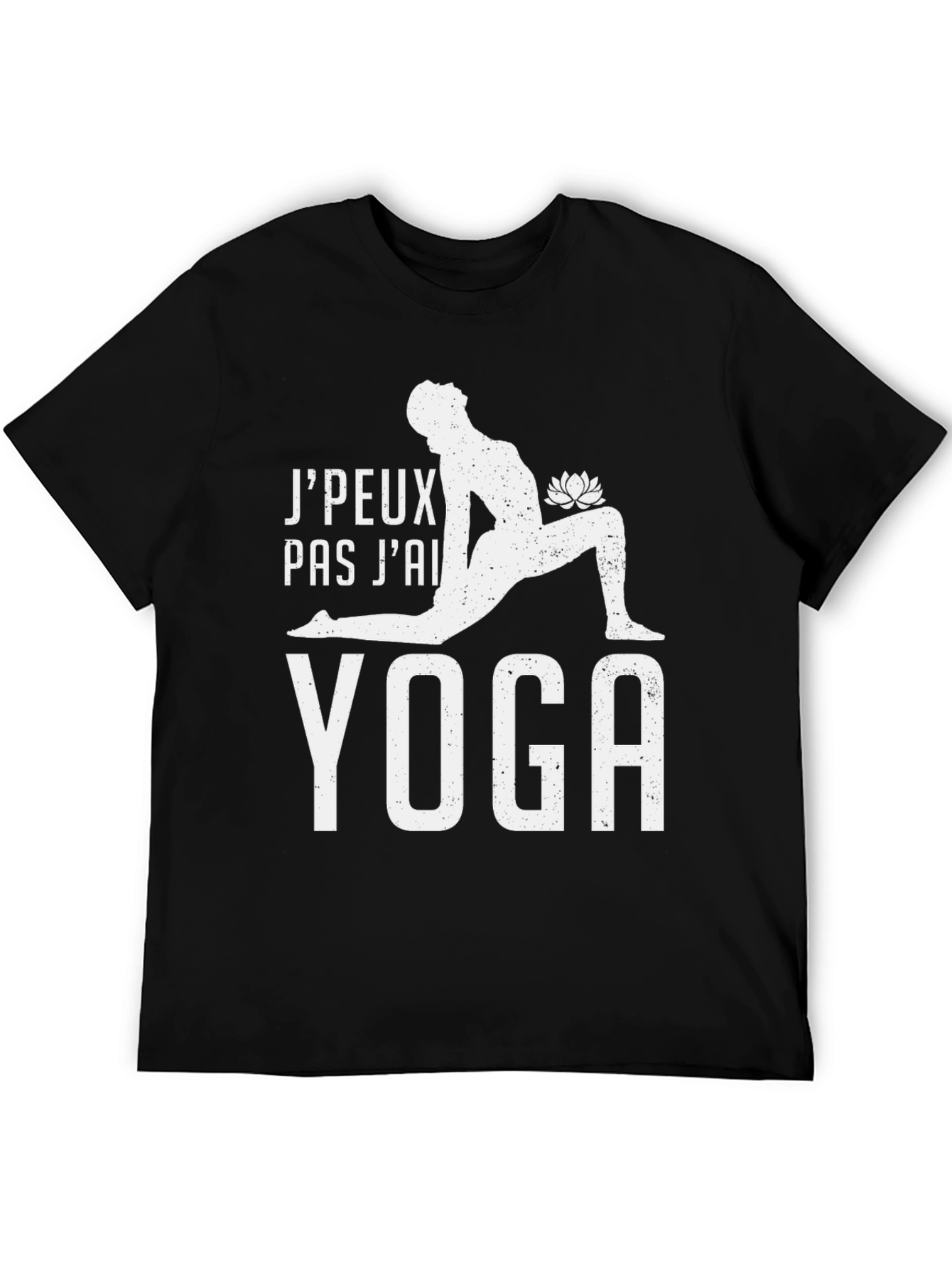 Yoga Graphic Tee - Unisex Black T-Shirt