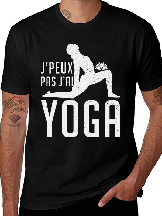 Yoga Graphic Tee - Unisex Black T-Shirt