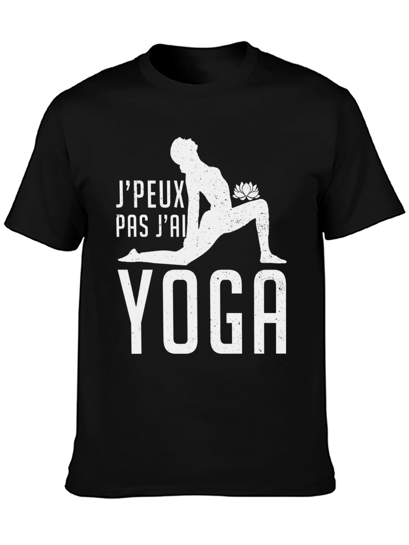 Yoga Graphic Tee - Unisex Black T-Shirt