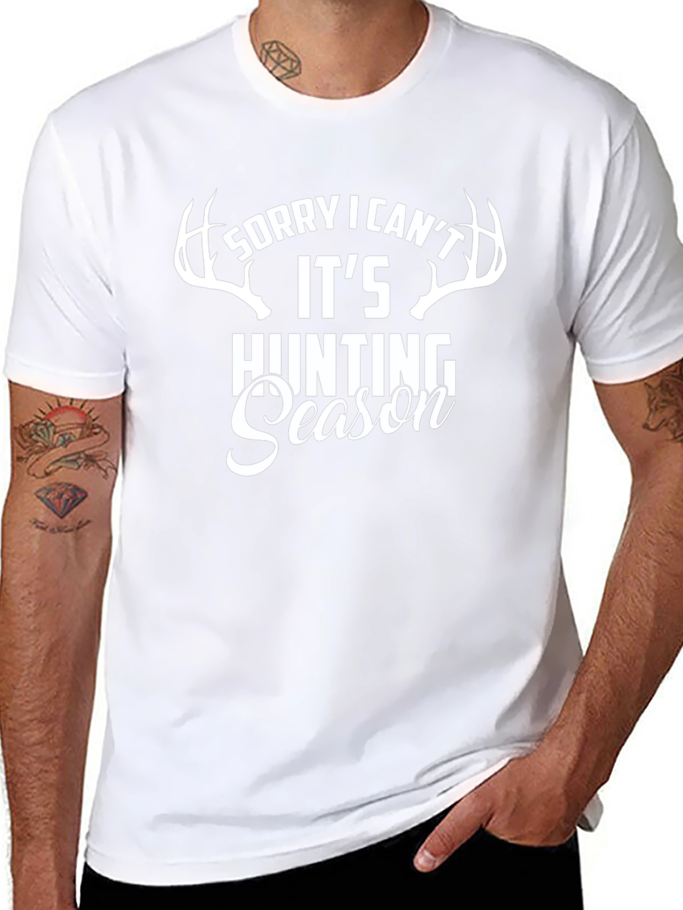 Hunting Season Graphic Tee - Mens Black T-Shirt