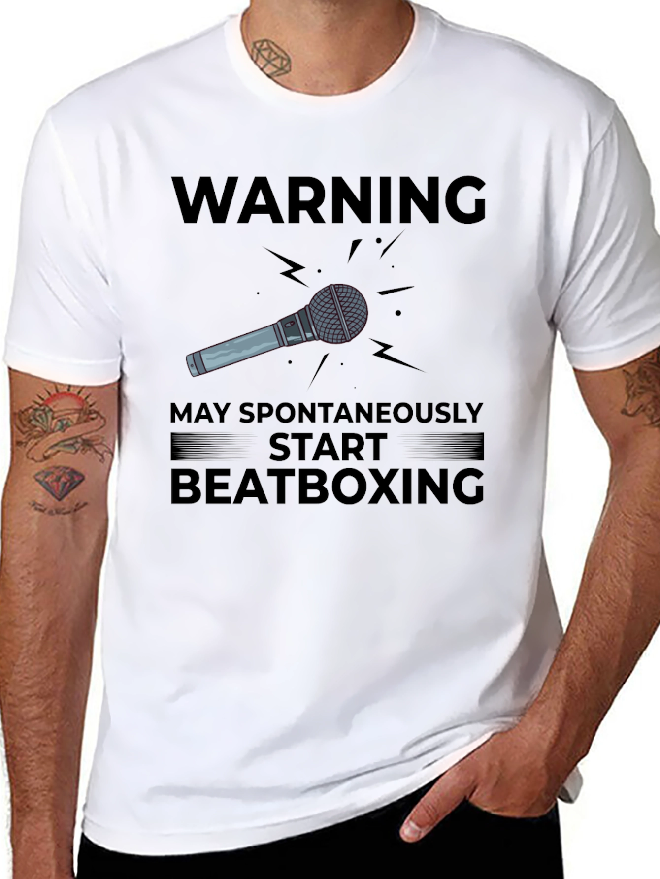 Warning: May Spontaneously Start Beatboxing T-Shirt