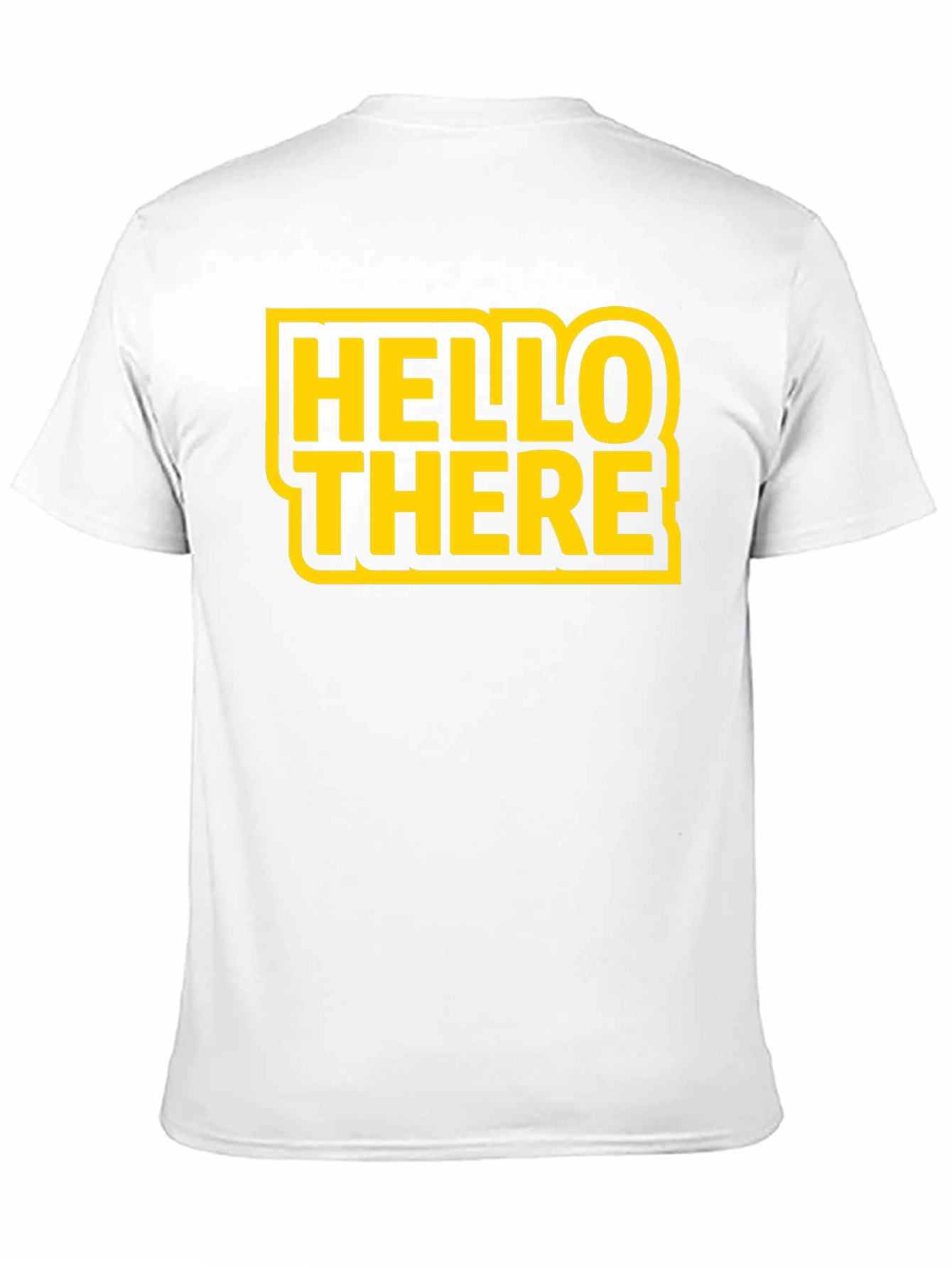 Hello There Black Graphic T-Shirt