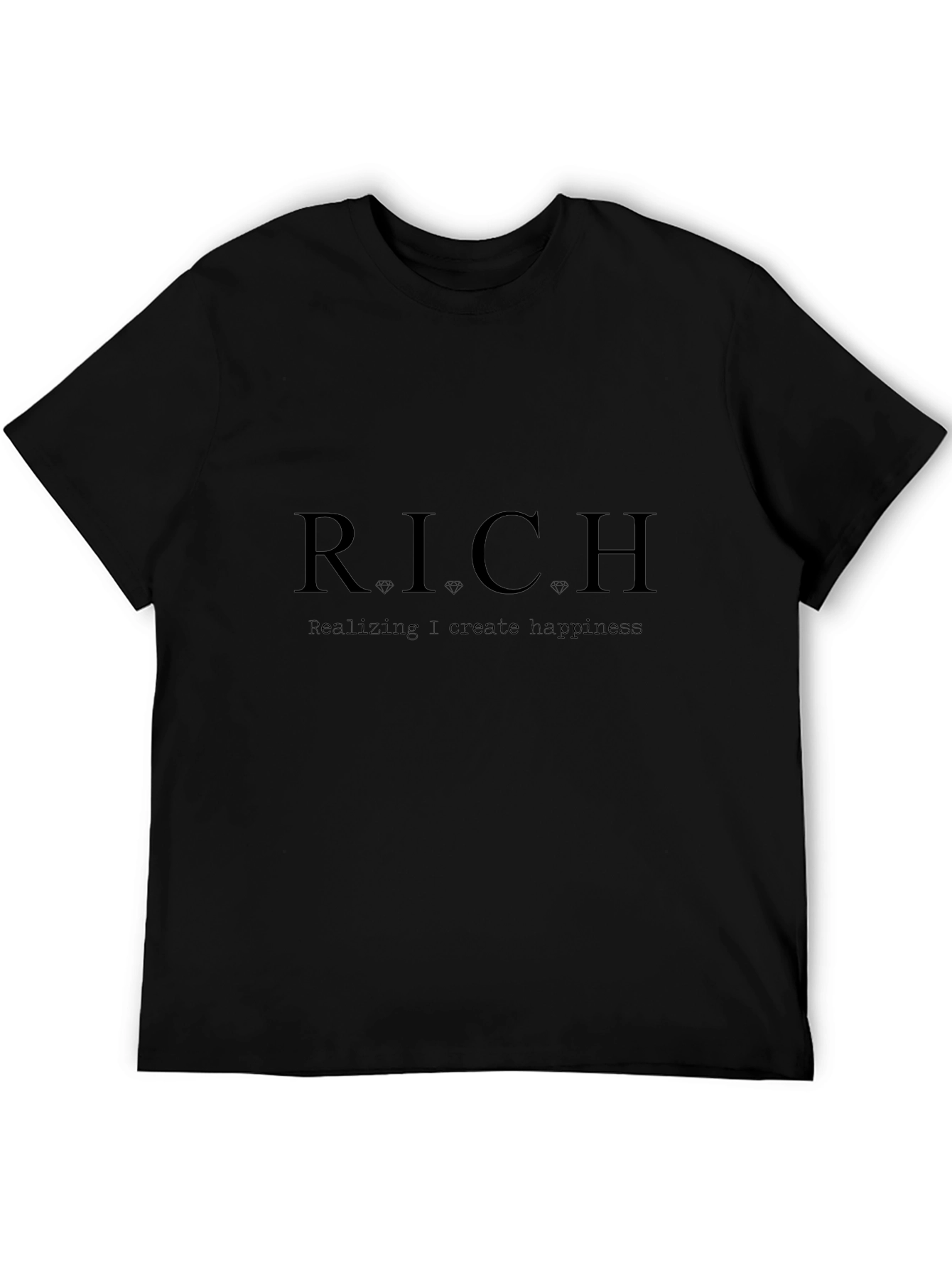 RICH Graphic T-Shirt - Create Happiness