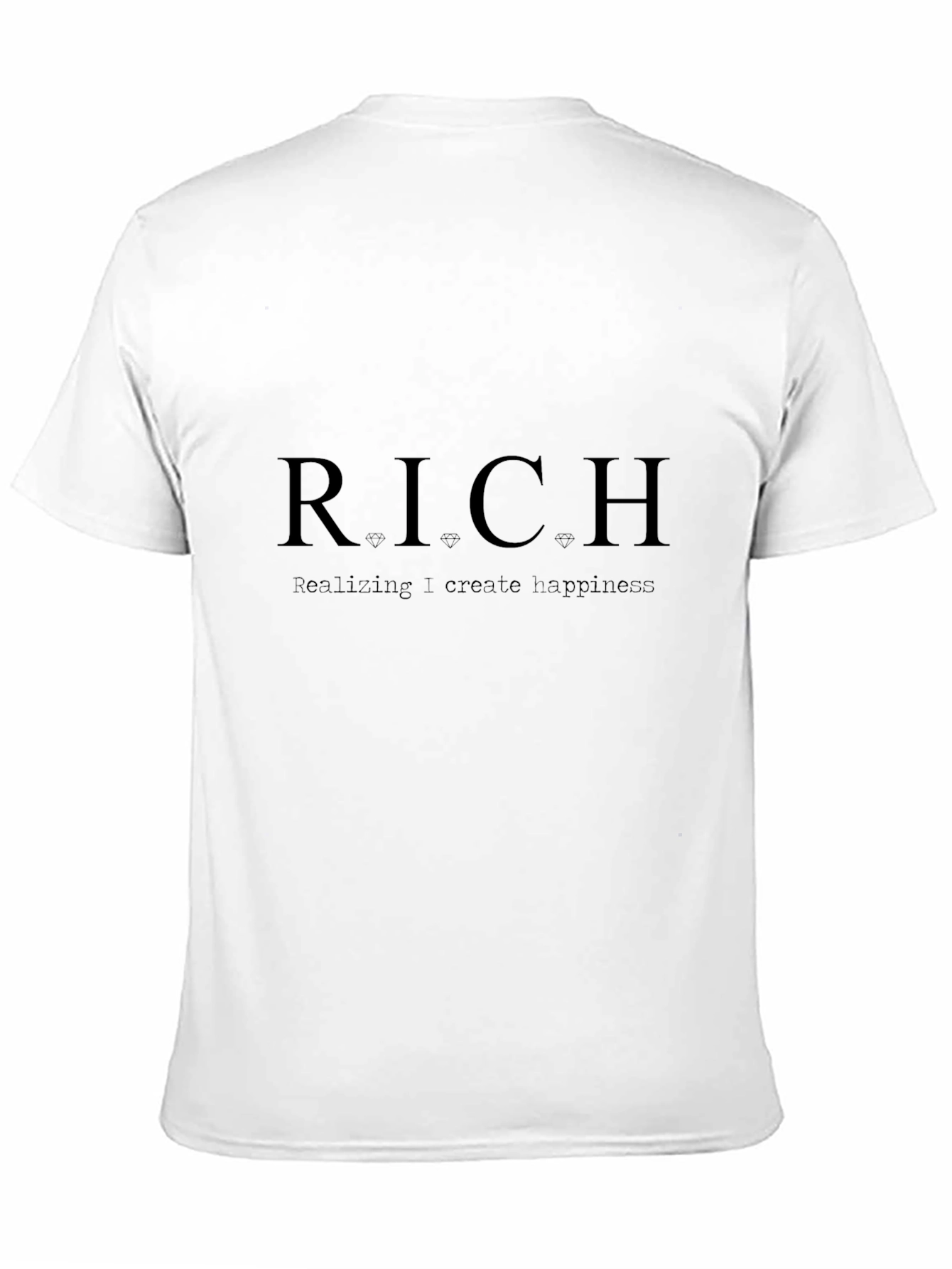 RICH Graphic T-Shirt - Create Happiness