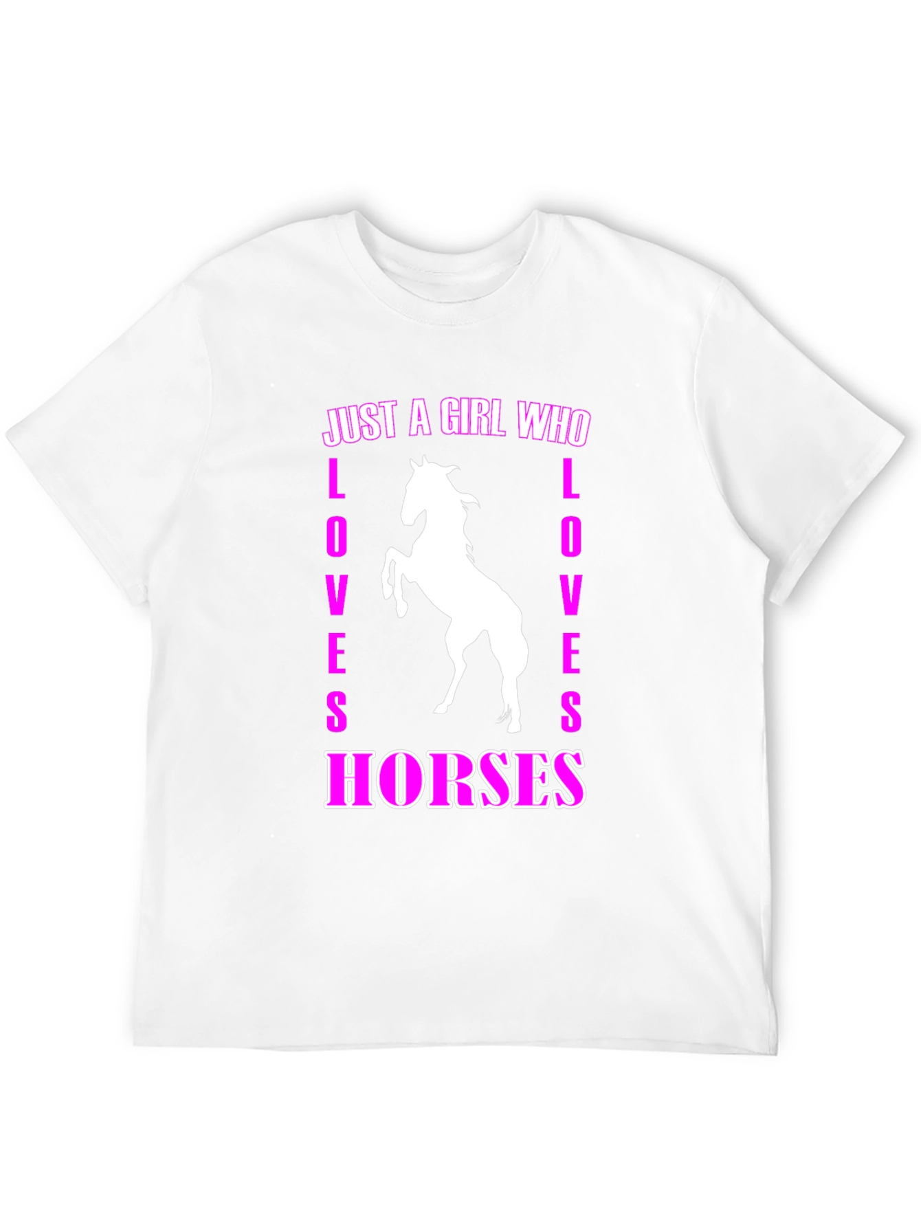 Just A Girl Who Loves Horses Graphic T-Shirt