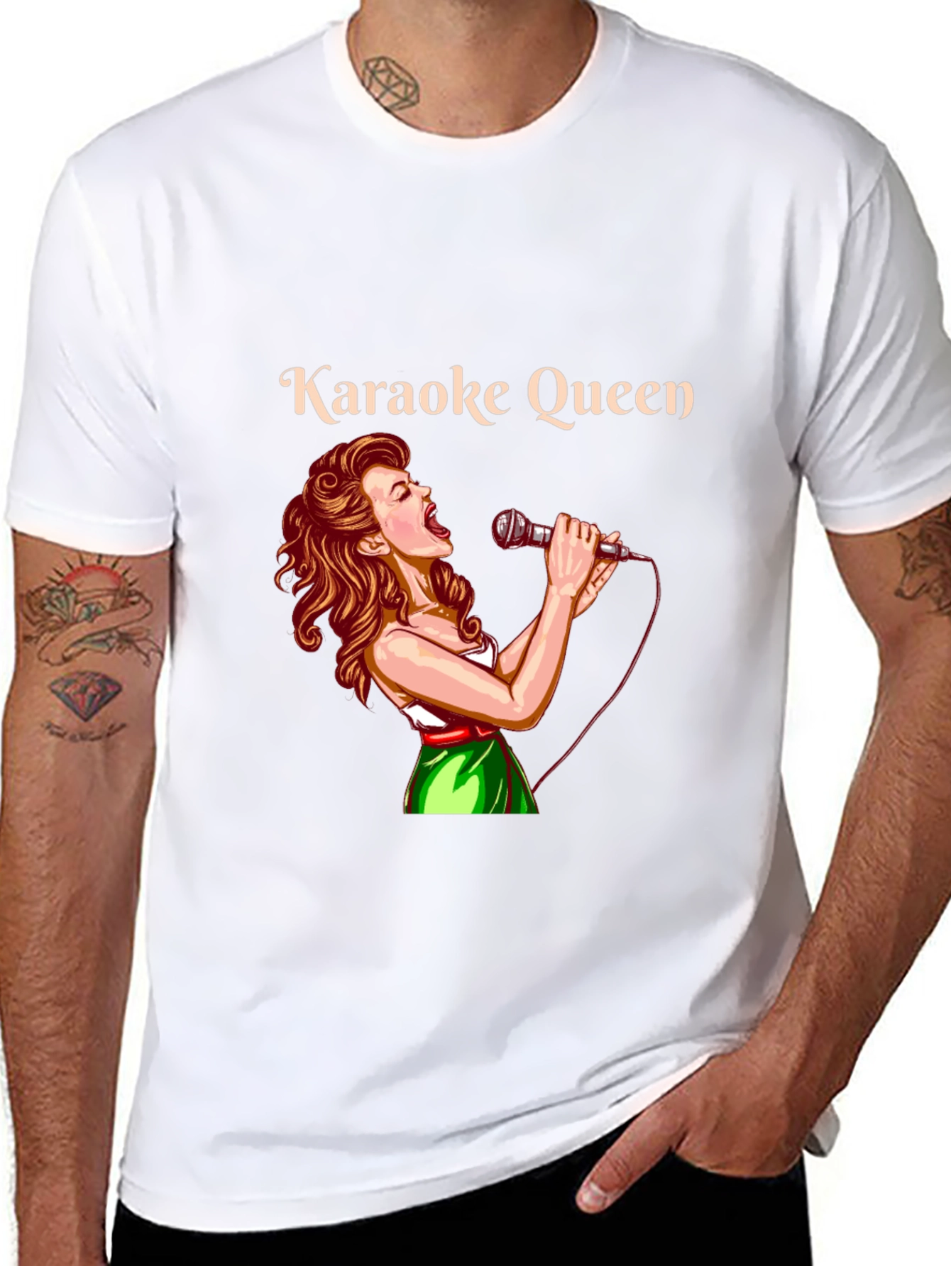 Karaoke Queen Graphic T-Shirt