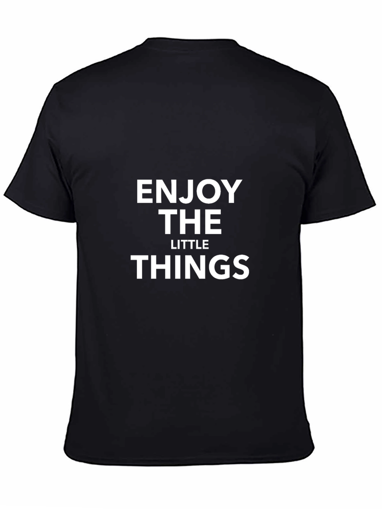 Enjoy the Little Things Graphic Tee - Black