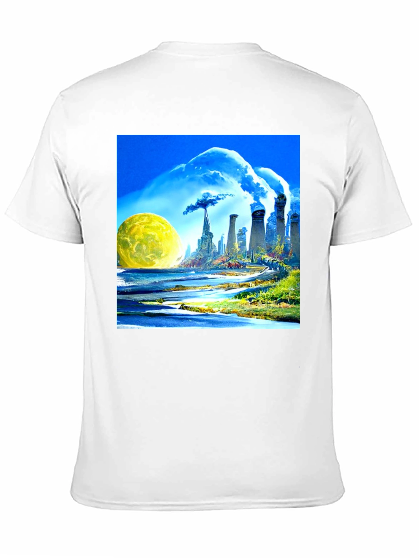 Surreal Pollution Art T-Shirt