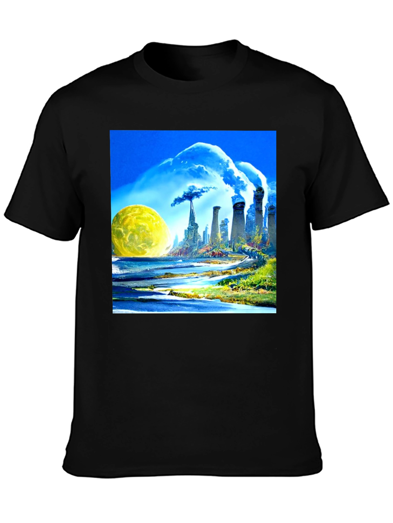 Surreal Pollution Art T-Shirt
