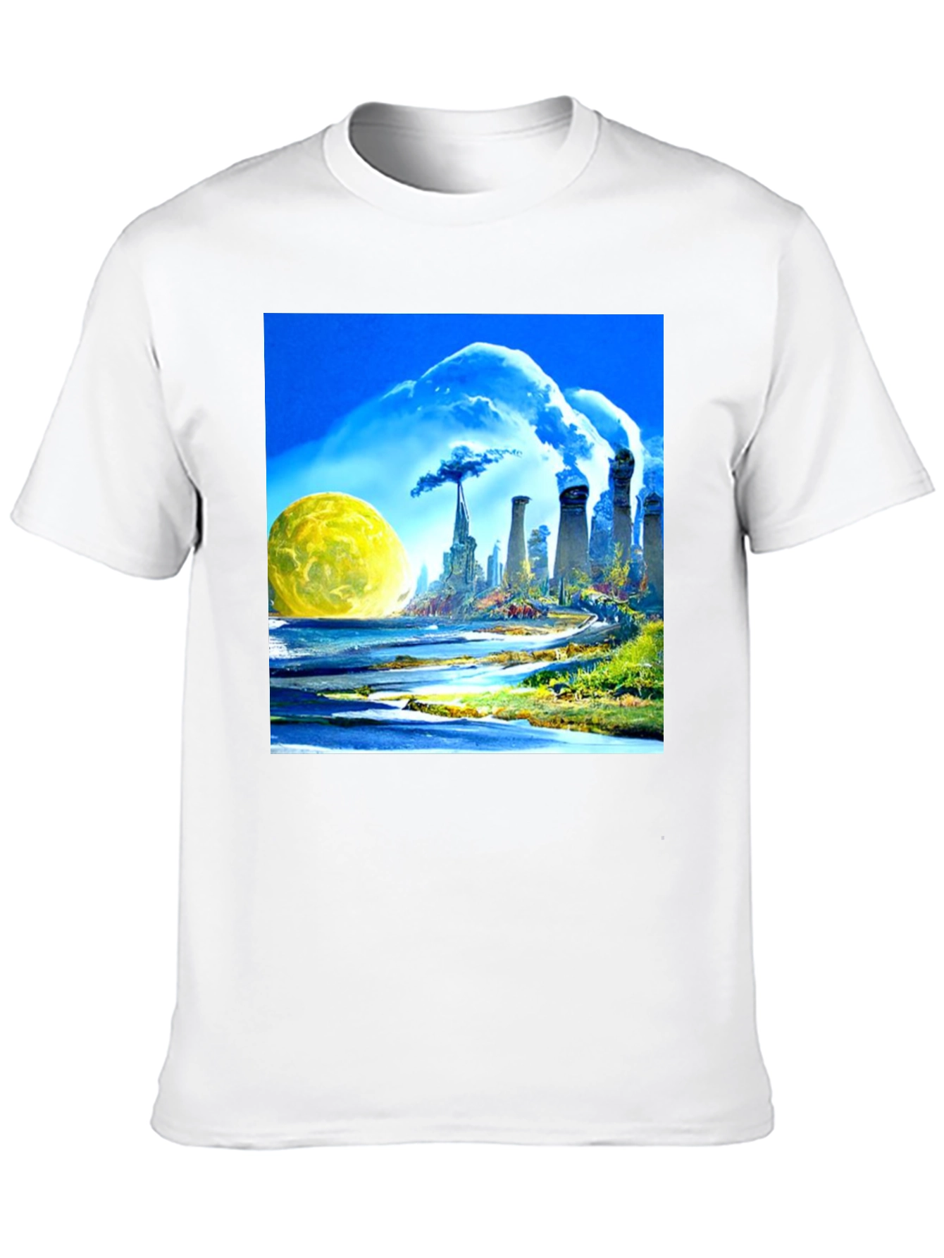 Surreal Pollution Art T-Shirt