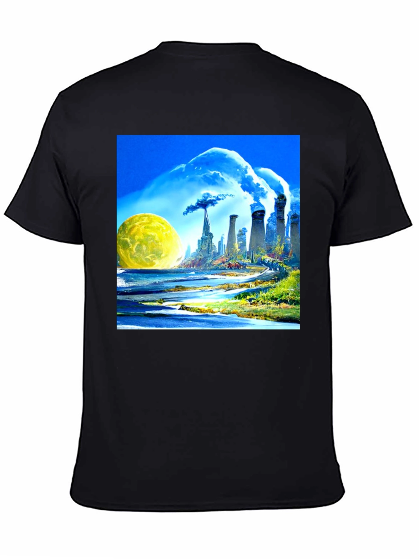 Surreal Pollution Art T-Shirt