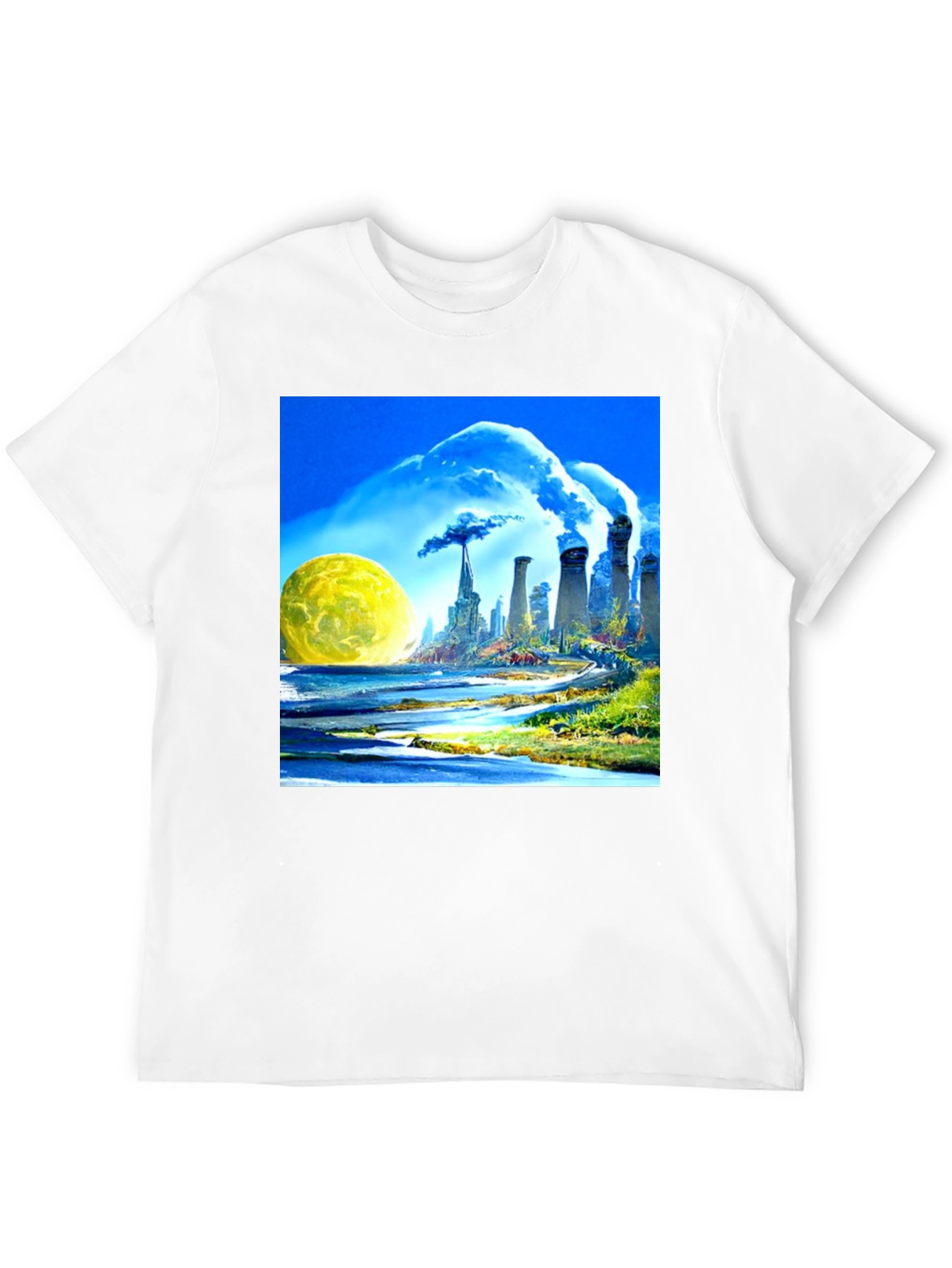 Surreal Pollution Art T-Shirt