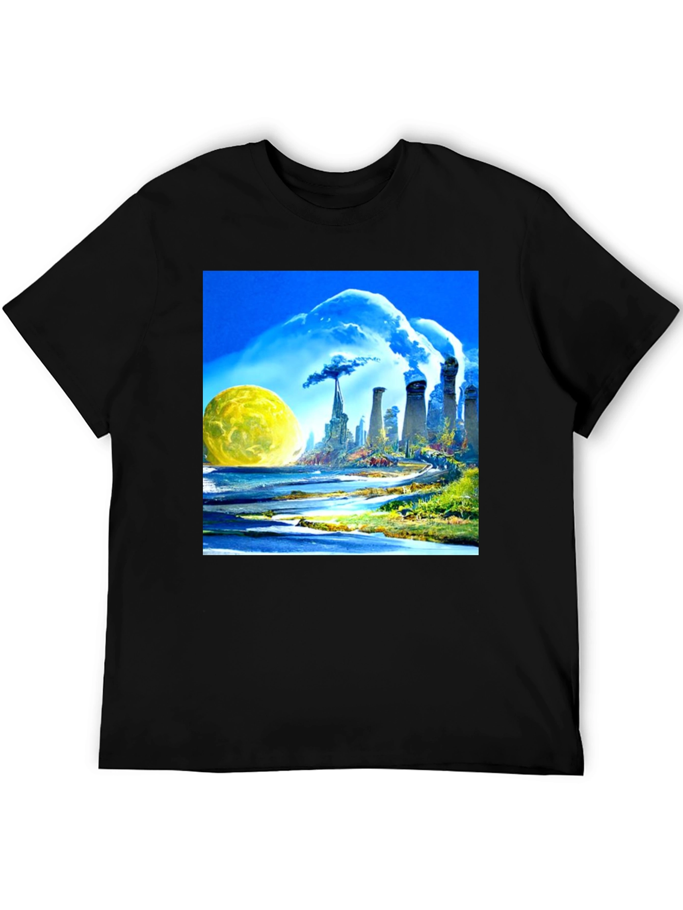 Surreal Pollution Art T-Shirt