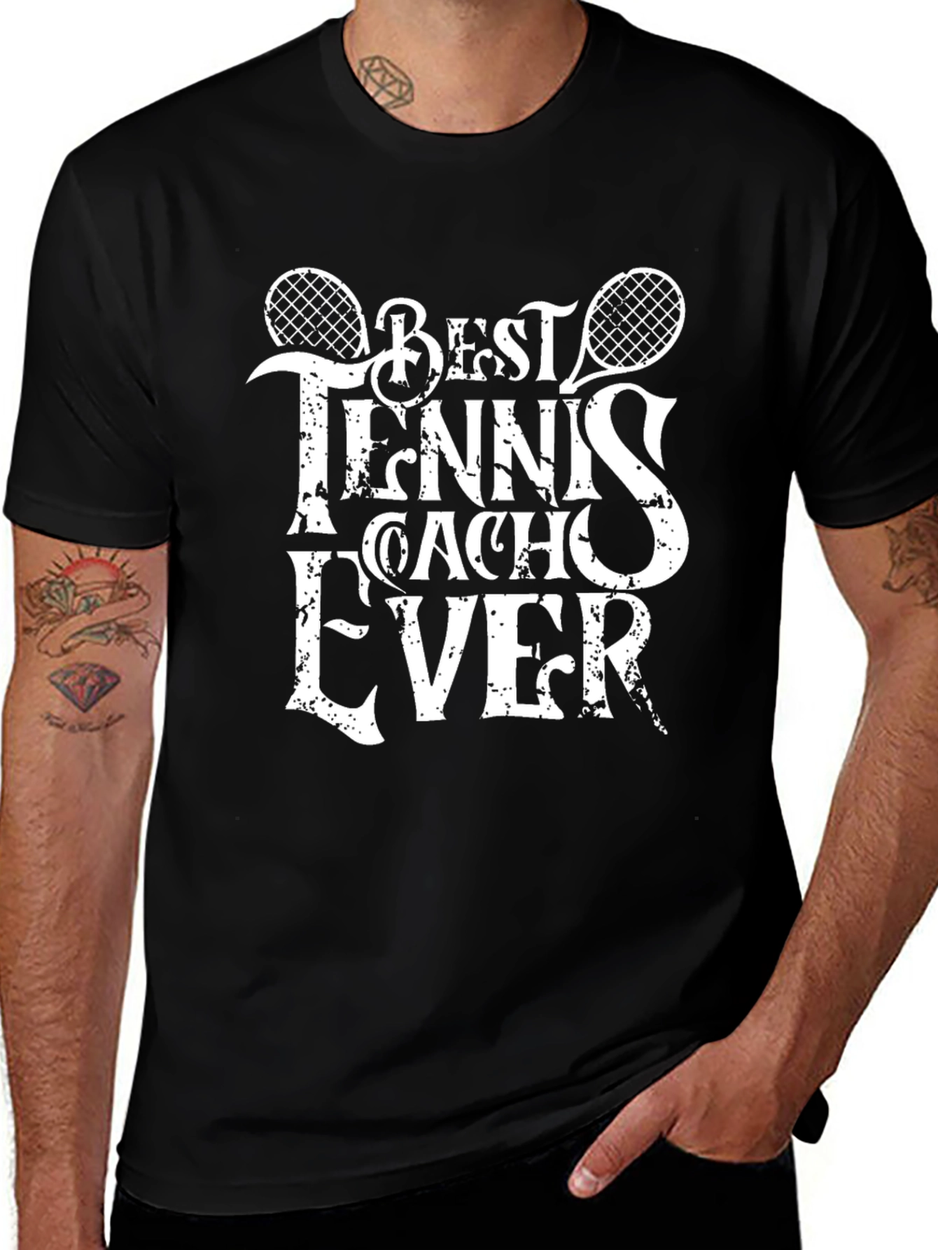 Best Tennis Coach Ever Graphic Tee