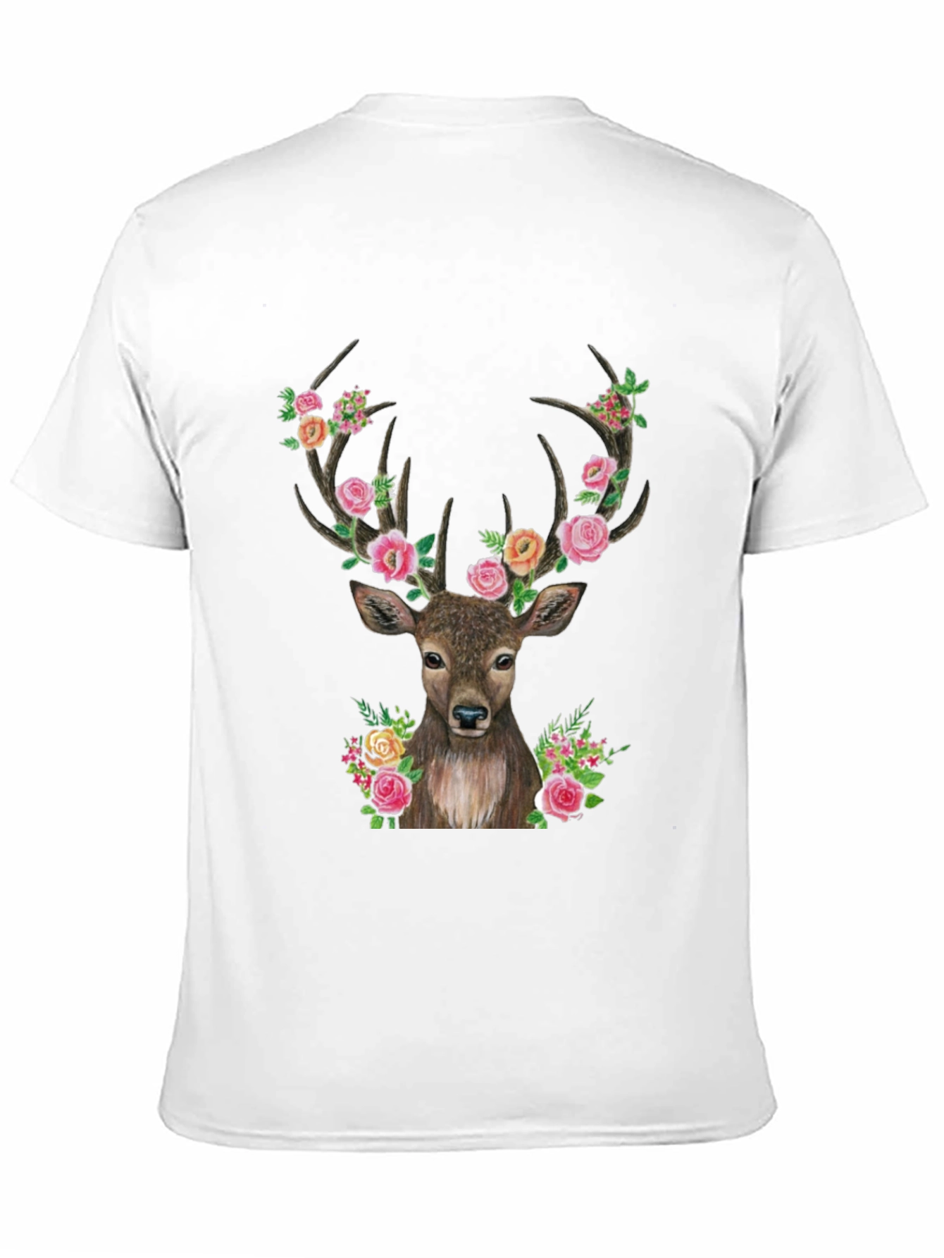 Floral Deer Graphic Tee