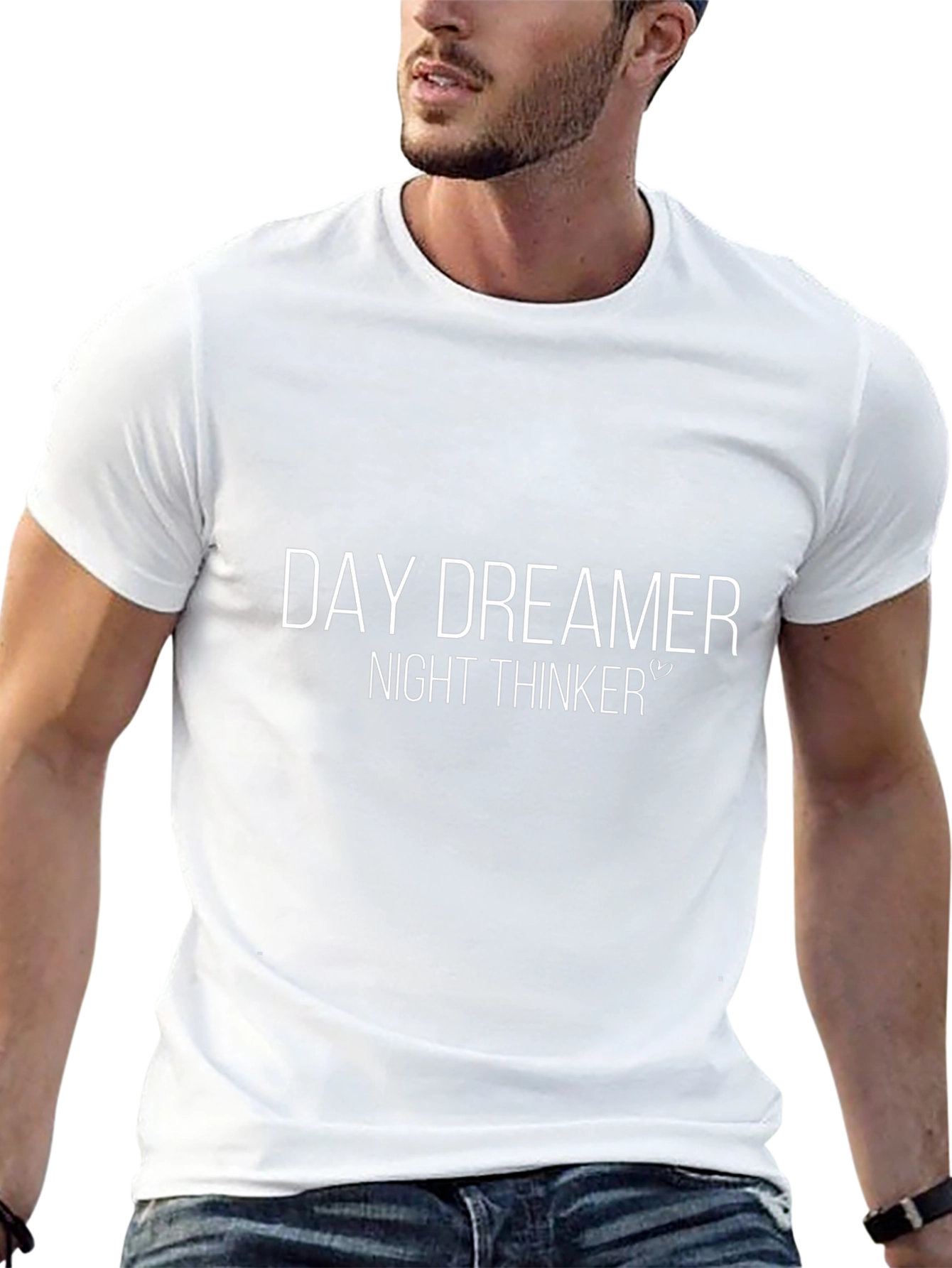 Day Dreamer Night Thinker Black Tee