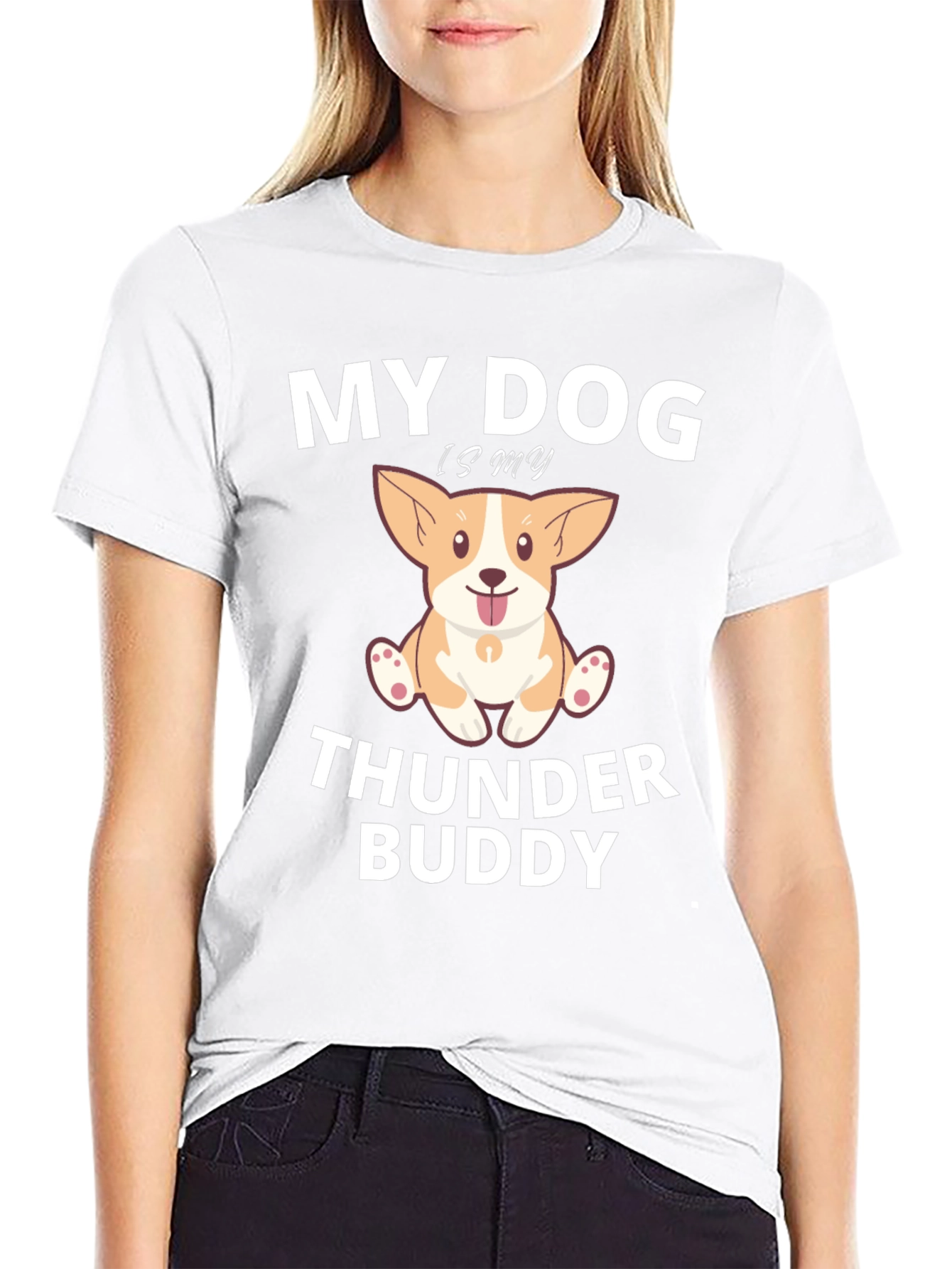 My Dog is My Thunder Buddy Graphic Tee