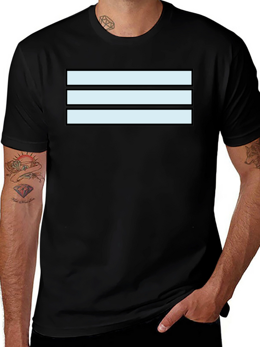 Striped Graphic Tee - Modern Casual Comfort