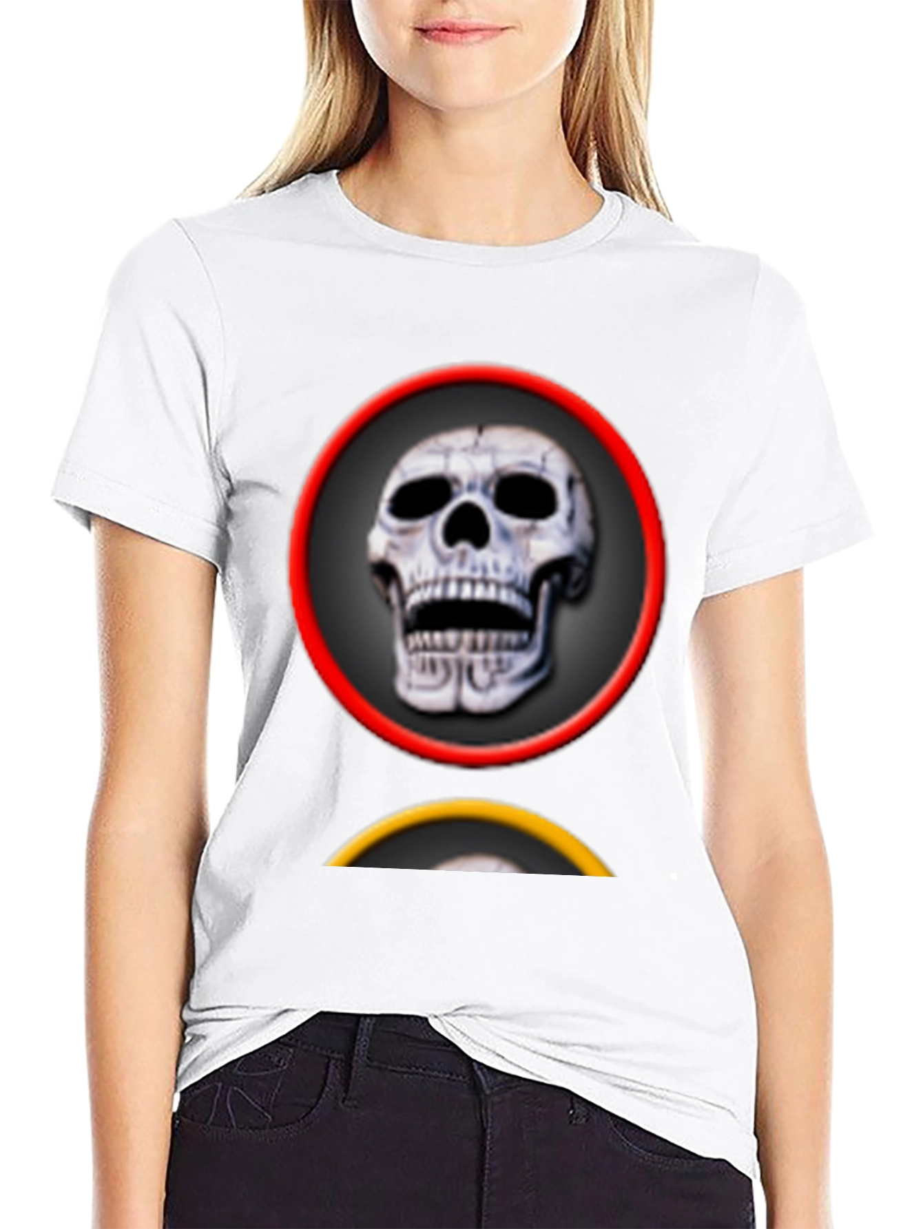 Skull Graphic Tee - Edgy Style