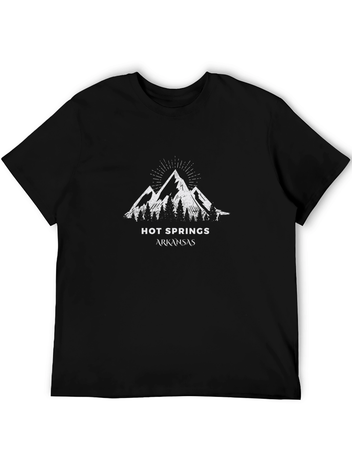 Hot Springs Arkansas Mountain Graphic Tee