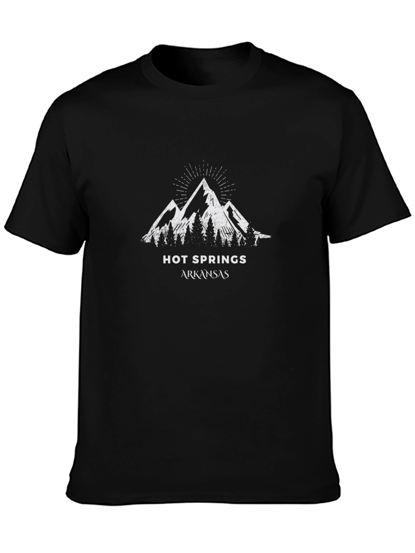 Hot Springs Arkansas Mountain Graphic Tee
