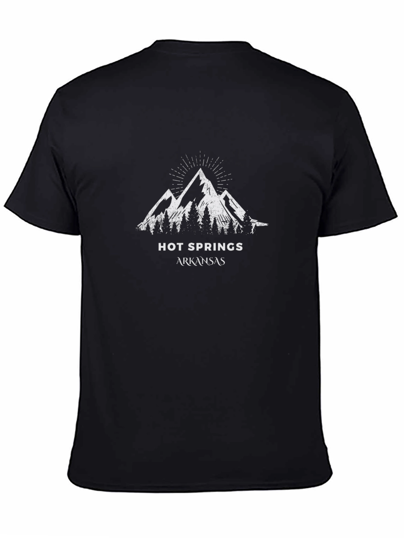 Hot Springs Arkansas Mountain Graphic Tee