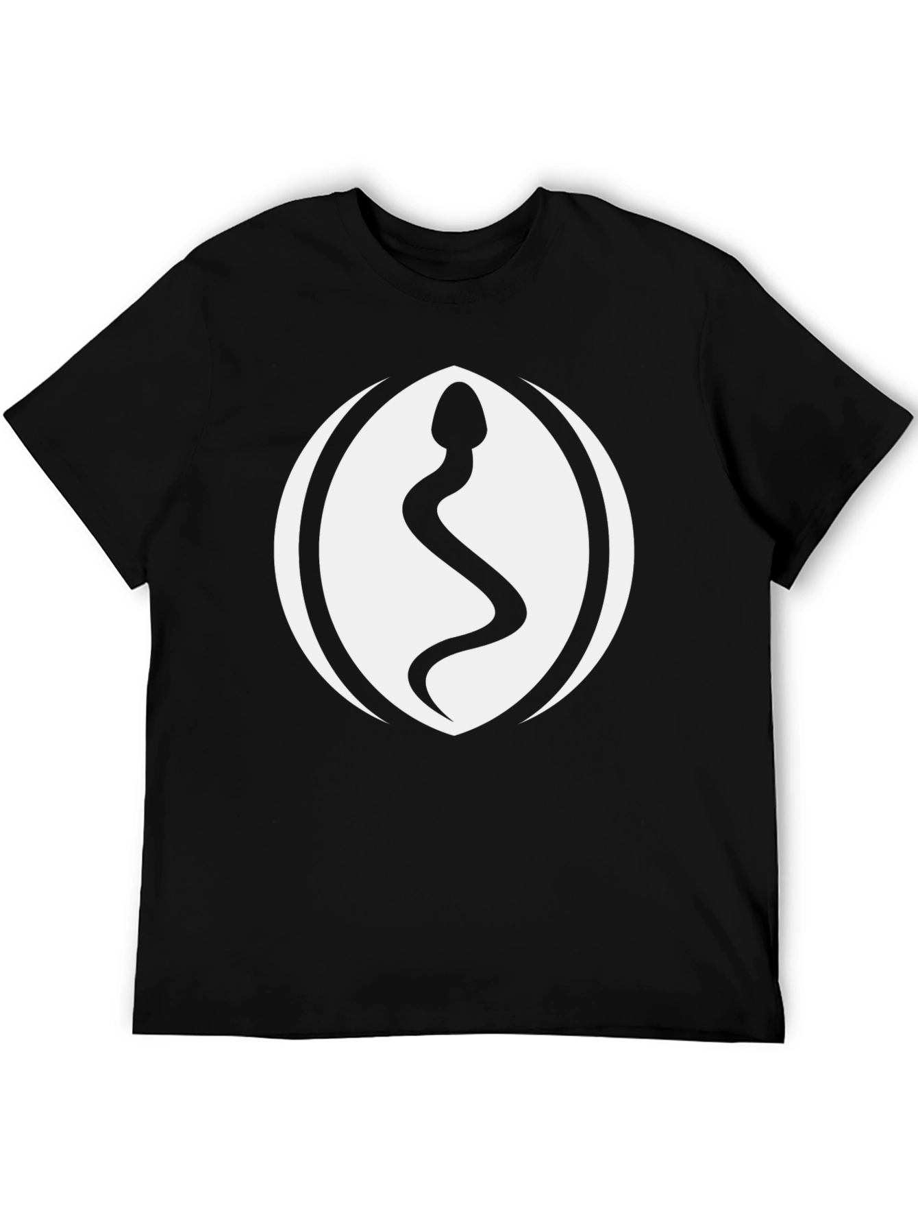 Snake Symbol Black T-Shirt