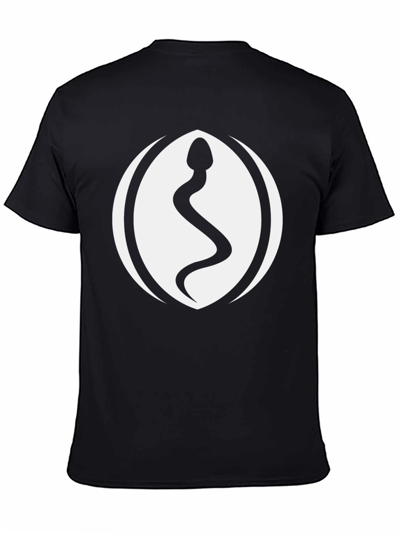 Snake Symbol Black T-Shirt