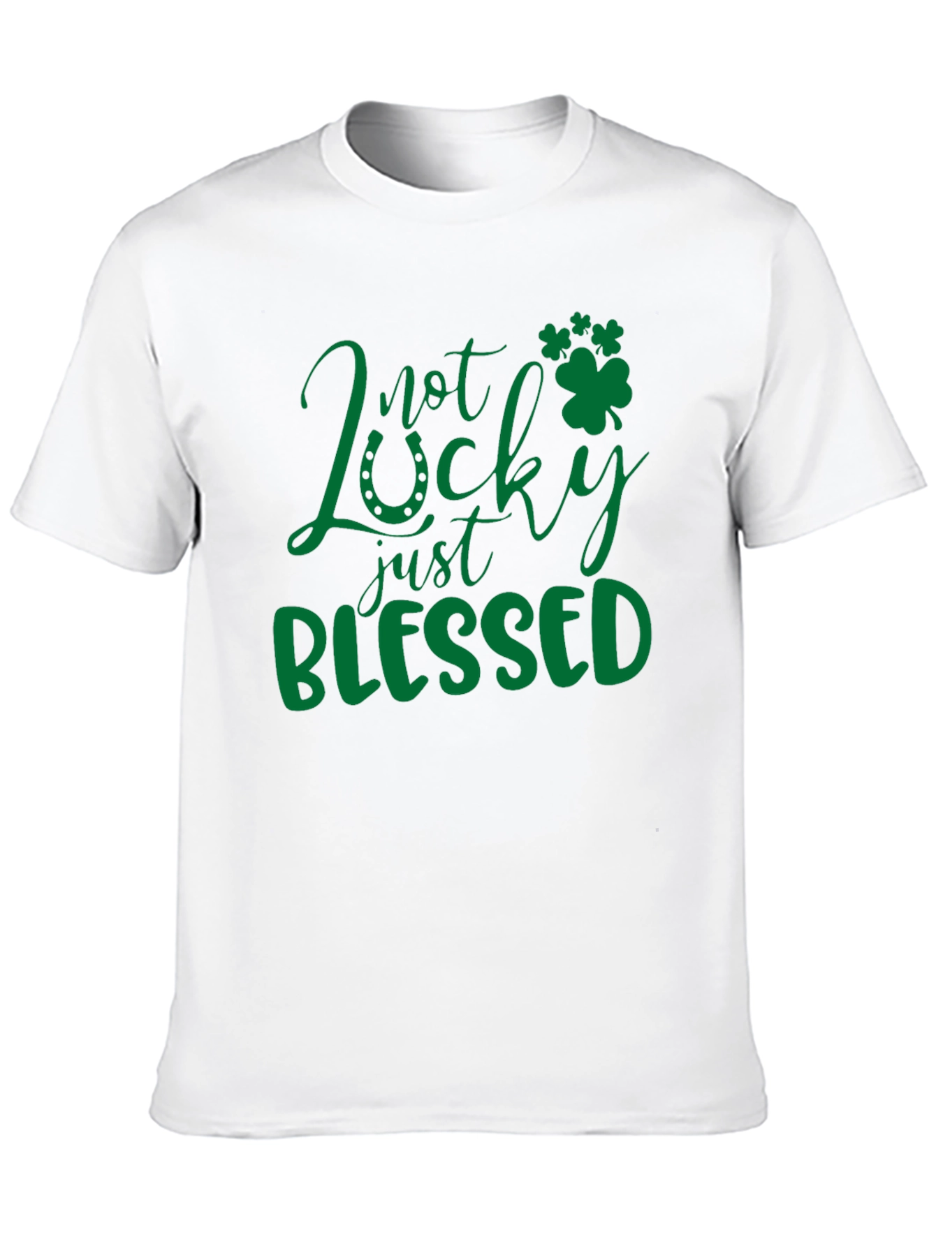 Lucky Blessed Shamrock St. Patricks Day T-Shirt