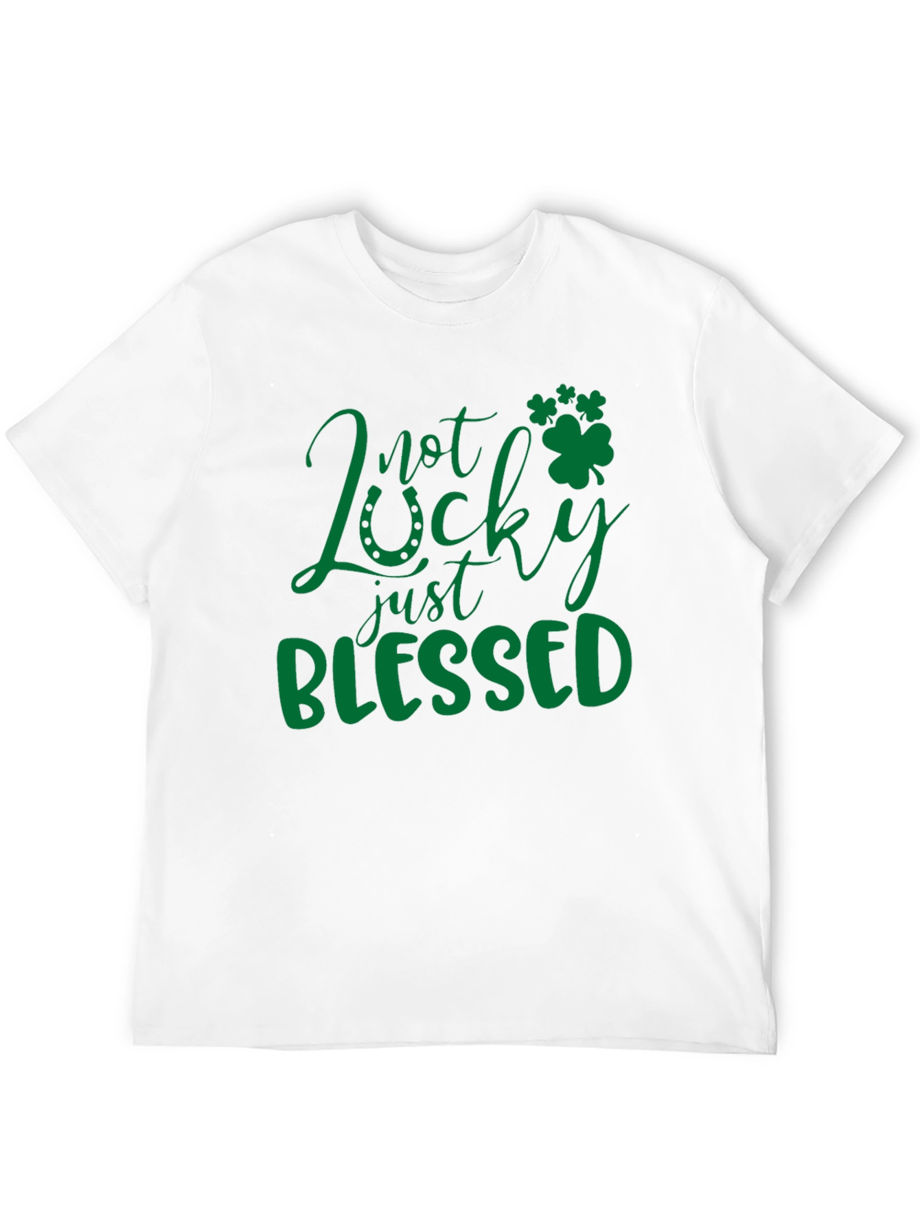 Lucky Blessed Shamrock St. Patricks Day T-Shirt