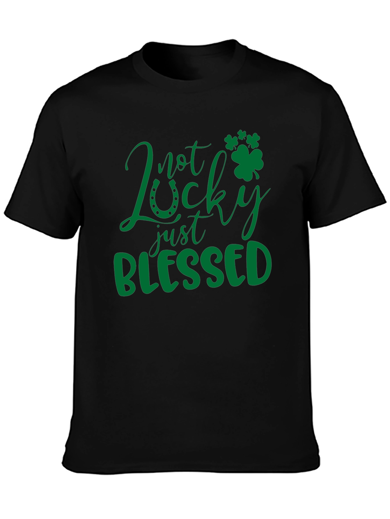 Lucky Blessed Shamrock St. Patricks Day T-Shirt