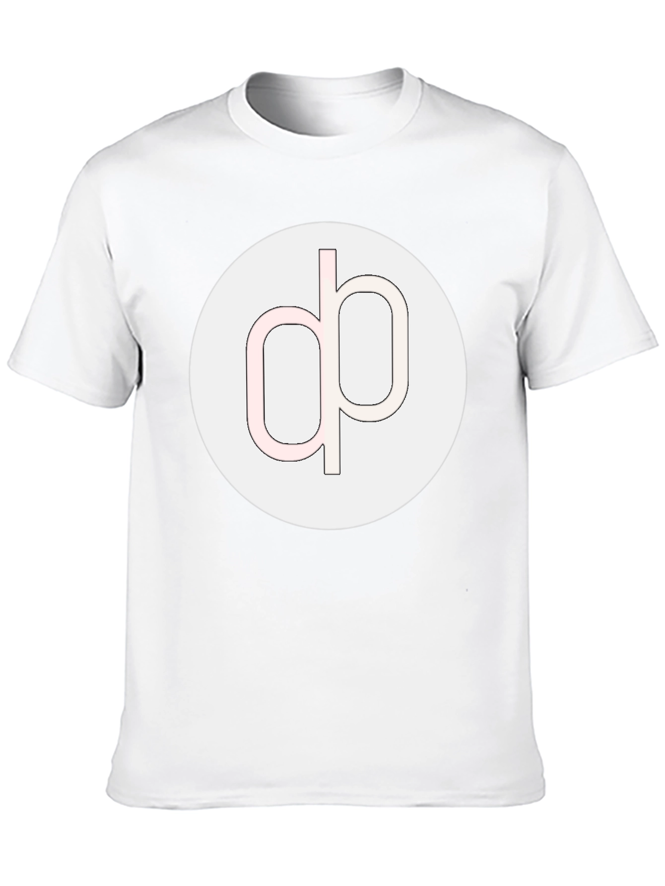Modern Graphic Tee - Black Cotton Blend