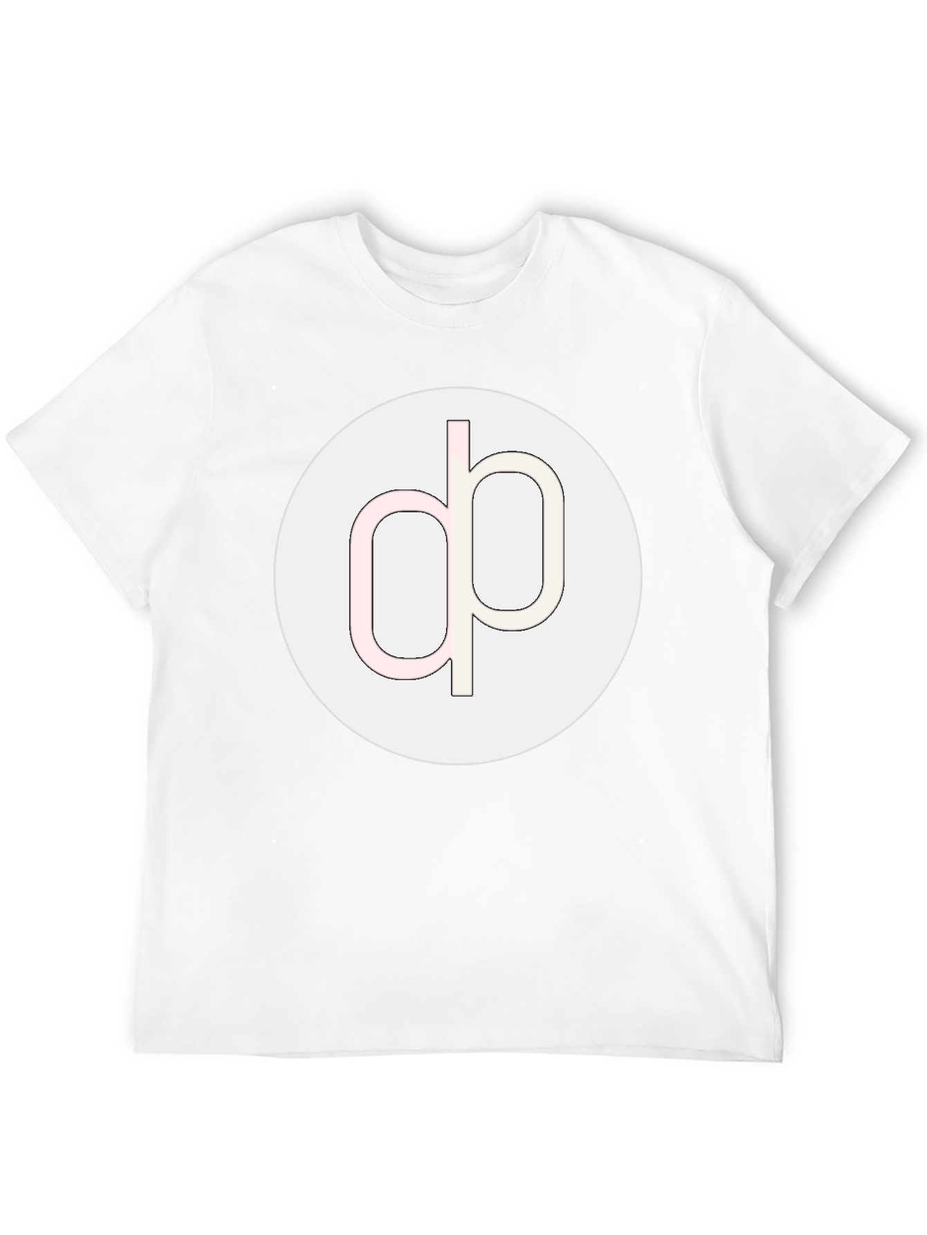 Modern Graphic Tee - Black Cotton Blend